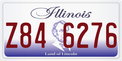 IL license plate Z846276