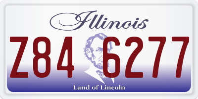IL license plate Z846277
