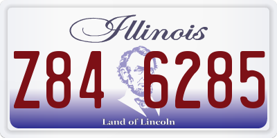 IL license plate Z846285