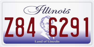 IL license plate Z846291