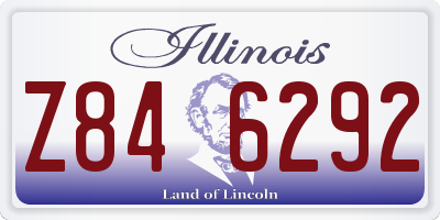 IL license plate Z846292