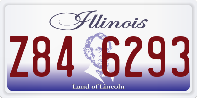 IL license plate Z846293