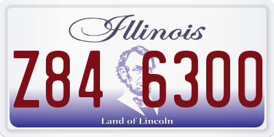 IL license plate Z846300