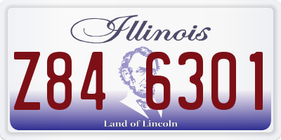 IL license plate Z846301