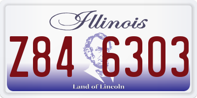 IL license plate Z846303