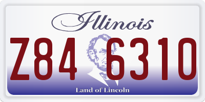 IL license plate Z846310