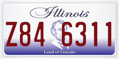 IL license plate Z846311