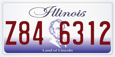 IL license plate Z846312