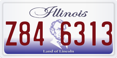 IL license plate Z846313