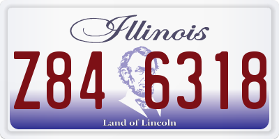 IL license plate Z846318