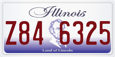IL license plate Z846325