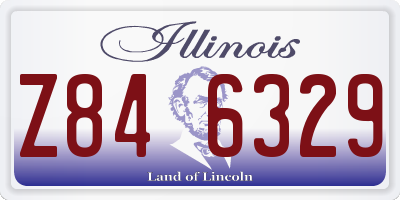 IL license plate Z846329