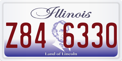 IL license plate Z846330