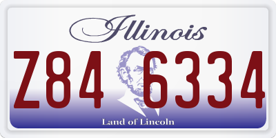 IL license plate Z846334