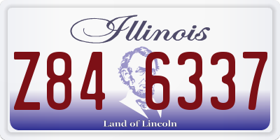 IL license plate Z846337
