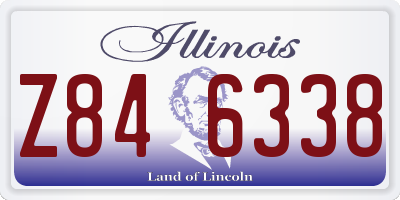 IL license plate Z846338