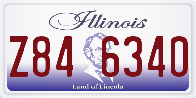 IL license plate Z846340