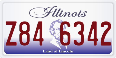 IL license plate Z846342