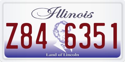 IL license plate Z846351