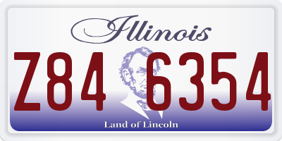 IL license plate Z846354