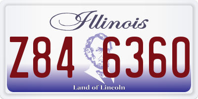 IL license plate Z846360