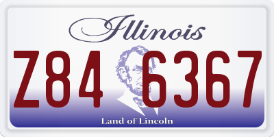 IL license plate Z846367