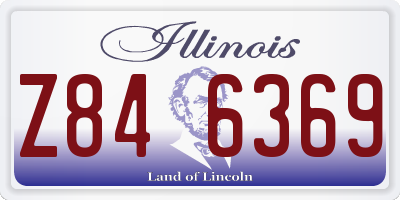 IL license plate Z846369