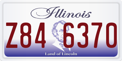 IL license plate Z846370