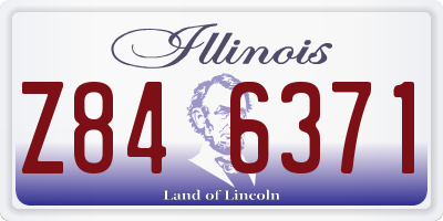 IL license plate Z846371