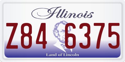 IL license plate Z846375