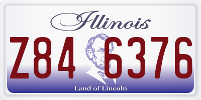 IL license plate Z846376