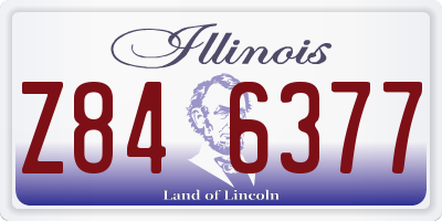 IL license plate Z846377