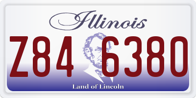 IL license plate Z846380