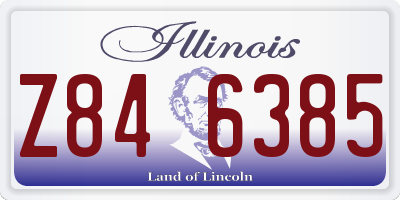 IL license plate Z846385