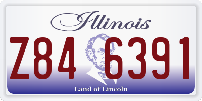 IL license plate Z846391
