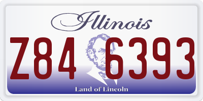 IL license plate Z846393