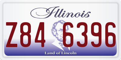 IL license plate Z846396
