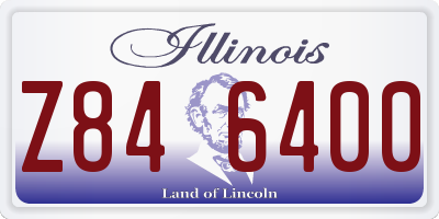 IL license plate Z846400