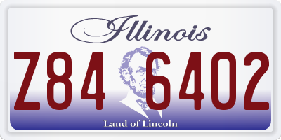 IL license plate Z846402