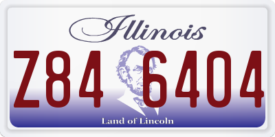 IL license plate Z846404