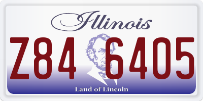 IL license plate Z846405