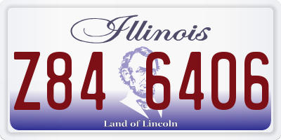 IL license plate Z846406