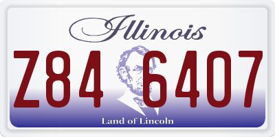 IL license plate Z846407