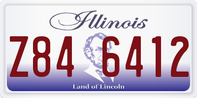 IL license plate Z846412