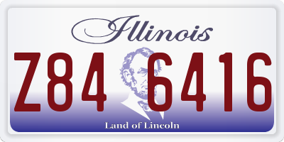 IL license plate Z846416