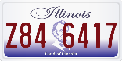 IL license plate Z846417