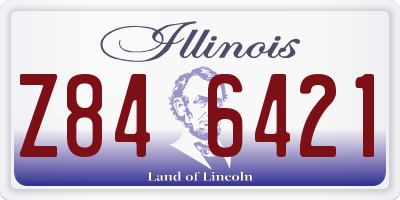 IL license plate Z846421