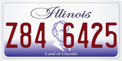 IL license plate Z846425