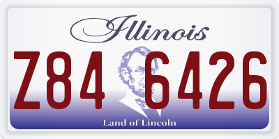 IL license plate Z846426