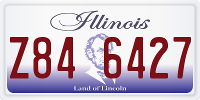 IL license plate Z846427